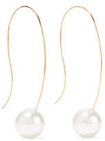 Thumbnail for your product : Kenneth Jay Lane Gold-plated Faux Pearl Earrings