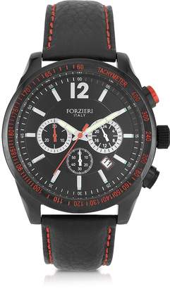 Forzieri Assen Black and Red Chronograph Men's Watch