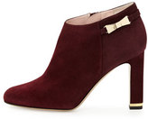 Thumbnail for your product : Kate Spade Aldaz Suede Bow-Buckle Ankle Boot
