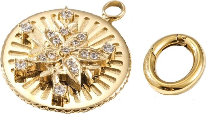 Jane Basch Designs Flower Charm & Connector