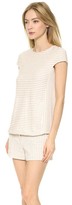 Thumbnail for your product : L'Agence Cap Sleeve Zip Back Top