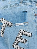 Thumbnail for your product : Couture Forte Dei Marmi embellished back boyfriend jeans