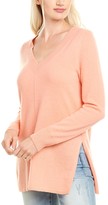 Thumbnail for your product : White + Warren V-Neck Cashmere Tunic