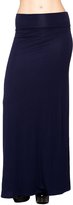 Thumbnail for your product : Apparel Sense A.S Good Weight High Waist Rayon Jersey Maxi Long Skirt