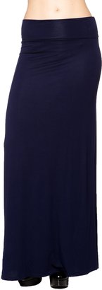 Apparel Sense A.S Good Weight High Waist Rayon Jersey Maxi Long Skirt