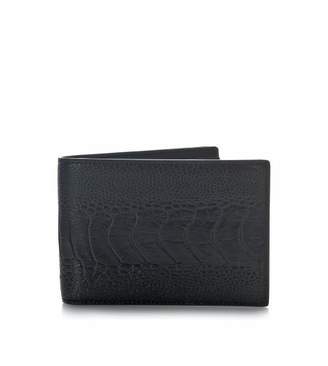 Saint Laurent Bi-fold embossed-leather wallet