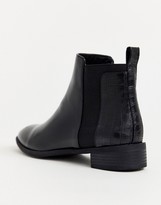 Thumbnail for your product : Simply Be extra wide fit Imogen Chelsea boot in black