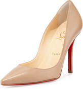 Thumbnail for your product : Christian Louboutin Apostrophy Pointed Red-Sole Pump, Neptune