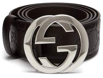 gucci brown belt mens