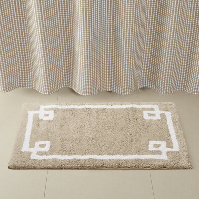 Hokku Designs Non-skid Comfort Cotton Bath Rug For Luxurious Bathroom Experience