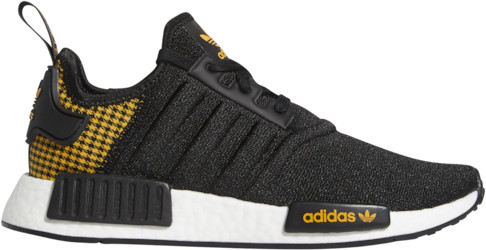 nmd black white yellow