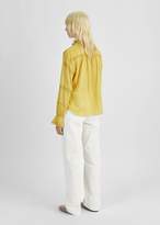 Thumbnail for your product : Etoile Isabel Marant Louna Henley Blouse Dusty Yellow