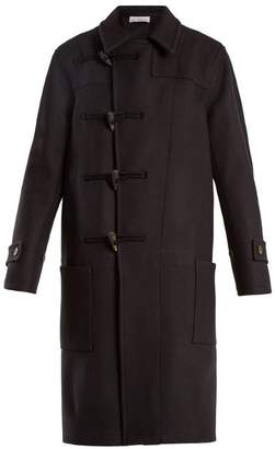 Raey Double Breasted Wool Duffle Coat - Womens - Navy