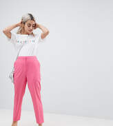 Thumbnail for your product : ASOS Petite PETITE Cigarette PANTS in Pop Pink
