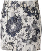 Thumbnail for your product : Piccione Piccione Piccione.Piccione floral embroidered fitted skirt