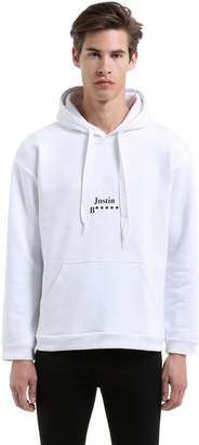 Eleven Paris 11 Justin Printed Hooded Cotton Sweatshirt