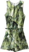 Thumbnail for your product : Choies Green Tree Print Romper Playsuit