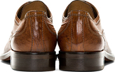Thumbnail for your product : Hudson H by Tan Burnished Leather Beacon Shoes