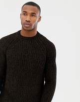 Thumbnail for your product : Pull&Bear chenille sweater in brown