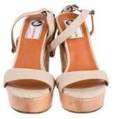 Thumbnail for your product : Lanvin Snakeskin Leather Wedges