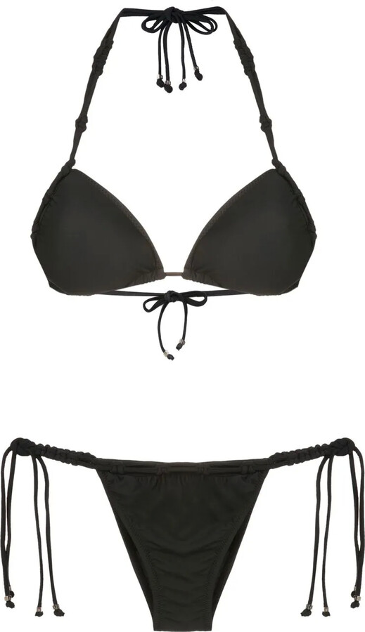 AMIR SLAMA Macramé Detailing Bikini Bottoms