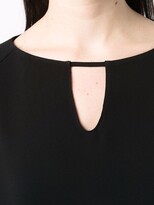 Thumbnail for your product : Alberto Biani Cut-Out Long Sleeved Blouse