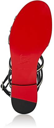 Christian Louboutin Women's Zenosandy Flat Leather Sandals