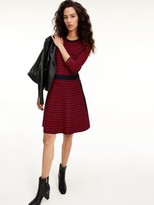 Thumbnail for your product : Tommy Hilfiger Crew Neck Fit & Flare Dress