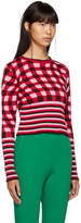 Thumbnail for your product : Molly Goddard Pink and Red Fifi Jumper