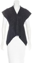 Thumbnail for your product : Rick Owens Leather Cap Sleeve Vest