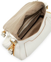 Thumbnail for your product : Tom Ford Jennifer Medium Leather Crossbody Bag, White