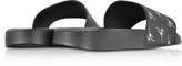 Thumbnail for your product : Giuseppe Zanotti Black Micro Signature Poolslide Sandals