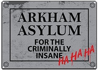 Batman Arkham Asylum Small Tin Sign