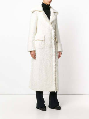 Alexander McQueen fluffy long length coat