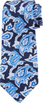 Thumbnail for your product : Kiton Men's Paisley Silk Tie, Navy