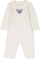 Thumbnail for your product : Il Gufo Teddy-Motif Cashmere Romper
