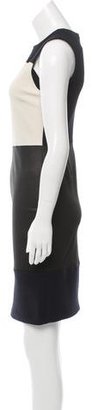 A.L.C. Curil Sleeveless Leather-Accented Dress w/ Tags