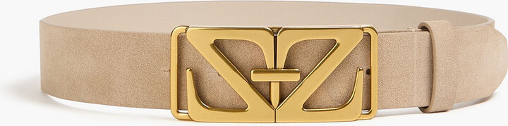 Suede belt