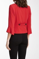Thumbnail for your product : Insight Open Lace Front Crepe Jacket