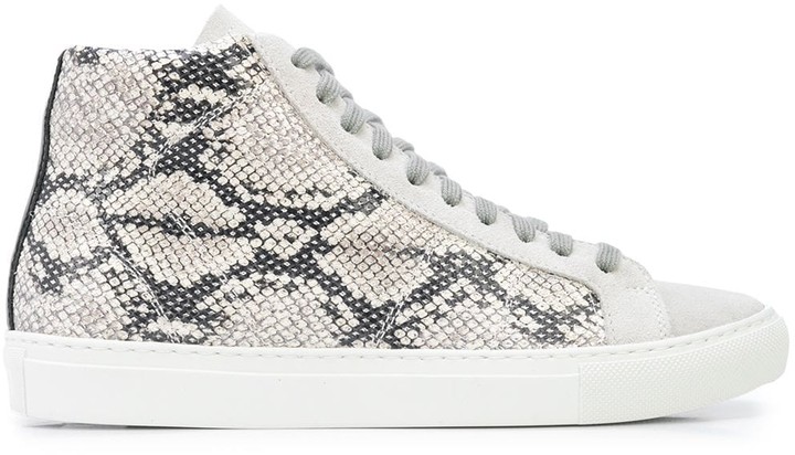 P448 Snakeskin Trainers - ShopStyle 
