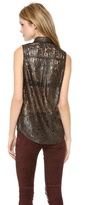 Thumbnail for your product : Torn By Ronny Kobo Ronit Lace Shirt