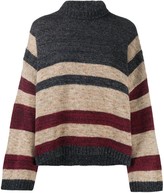 Thumbnail for your product : Antonio Marras Striped Wool Jumper