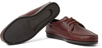 Quoddy Blucher Full-Grain Leather Boat Shoes