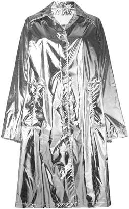 MM6 MAISON MARGIELA oversized metallic coat