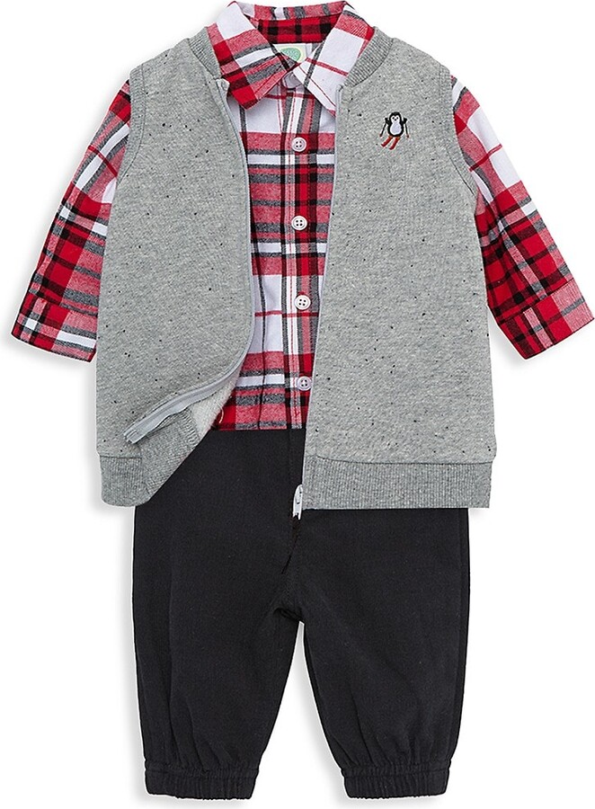 idem/layered vest shirt onepiece