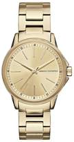 Thumbnail for your product : Armani Exchange Gold Tone Dial Stainless Steel Bracelet Ladies Watch