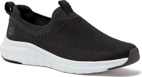 Lands' End Lands'EndWomen'sCasualKnitSlipOnSneakers-6-Black