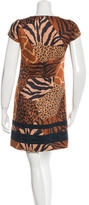 Thumbnail for your product : RED Valentino Animal Print Mini Dress