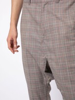 Thumbnail for your product : Junya Watanabe Houndstooth Wool Cropped Trousers