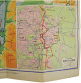 Thumbnail for your product : Rejuvenation Mid-Century Denoyer-Geppert Map Book of Modern Palestine